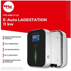 FTE stationär Elektroauto-Ladestation Fte-WB2-11-LK Ladestation 11 kW, App, 6 m Kabel, 11,00kW / 16A, 3-phasig, 1-St.