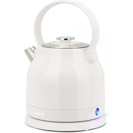 LIVOO Retro Wasserkocher 1,5 l Creme