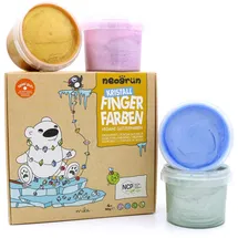 neogr�n Kristall Fingerfarben – „Mika“ Rosa, Blau, Grün, Gold