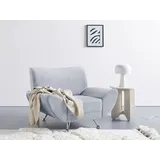 INOSIGN Sessel »Saltare elegant und komfortabel, toller Designfuß«, grau