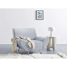 INOSIGN Sessel »Saltare elegant und komfortabel, toller Designfuß«, grau