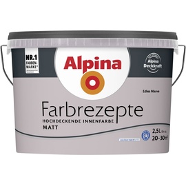 Alpina Farbrezepte Innenfarbe 2,5 l edles mauve