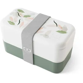 Monbento Lunchbox Leaves in Weiß - 1 l