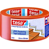 Tesa SPVC EMBOSSED 67001-00003-00 Putzband tesa® Professional Orange (L x B) 33m x 50mm 1St.