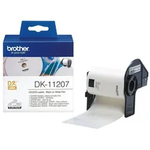 Brother CD/DVD-Etiketten DK11207 Weiß Ø 58 mm 100 Blatt