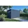 BERTILO Gartenhaus HPL 2 3,45 x 2,36 x 2,3 m anthrazit/weiß
