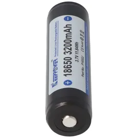 Keeppower 18650 3200mAh, 3,6V - 3,7V Li-Ion-Akku 69,4x18,6mm PCB geschützt mit Kopf
