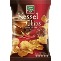 funny-frisch Kessel Chips Sweet Chili und Red Pepper,10er Pack 10 x 120 g)