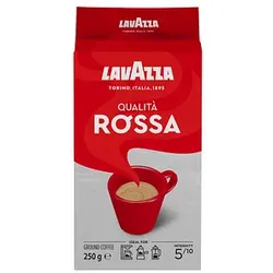 LAVAZZA Qualita Rossa Kaffee, gemahlen Arabica- und Robustabohnen 250,0 g