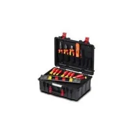 Wiha Werkzeugkoffer Basic Set L electric 18-tlg. rot/gelb