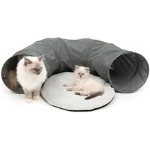 Catit Katzentunnel mit Kissen grau