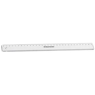 SOENNECKEN Lineal 1821 30cm Polystyrol transparent