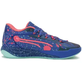 Puma Stewie 4 Night Vision Basketballschuhe Damen Damen, Gr. 38.5, Vivid Blue electric peppermint Green - 38.5 EU