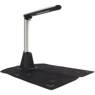 Dokumentenscanner, 8 MP Tragbarer USB-Dokumentenkamera-Buchscanner mit LED-Licht, Erfassungsgröße A4, 1 Sekunde/Seite Schnelle Scangeschwindigkeit, Zum Unterrichten von