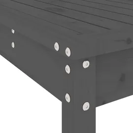 vidaXL Gartenbar-Set 5-tlg. Grau
