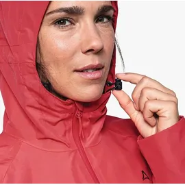 Schöffel Damen Regenjacke Jacket Wamberg L - Blau/Rosa - 46