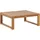Beliani Beistelltisch 90 x 75 x 0 cm Hellbraun/Braun