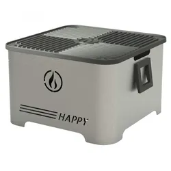 Linea VZ Happy Edelstahl - Tragbarer Pelletgrill