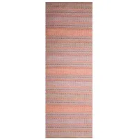 Jute Co. Teppich Sorrento, Baumwolle, 55 x 140 cm, 100% beige/Mehrfarbig