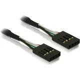DeLock USB-Kabel Pfostenstecker 4pol., Pfostenstecker 4pol. 0.40m Schwarz