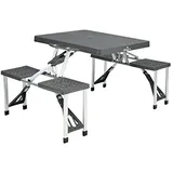 Easy Camp Picknicktisch Toulouse schwarz/silber (670410)