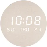 Kreative Led-wanduhr ‚Äì Für Wohnzimmer, Schlafzimmer Und Andere Räume ‚Äì Schlichter Skandinavischer Stil: Ein Ideales Accessoire Für Einen Bewussten Lebensstil