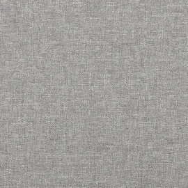 vidaXL Kopfteil mit Ohren Hellgrau 93x16x78/88 cm Stoff
