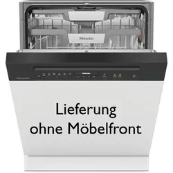 MIELE teilintegrierbarer Geschirrspüler "G 7210 SCi", A (A-G), silber (schwarz), B:59,8cm H:80,5cm T:57cm, Geschirrspüler