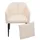 Mendler Esszimmerstuhl HWC-H93, Küchenstuhl Lehnstuhl Stuhl Kunstleder creme-beige