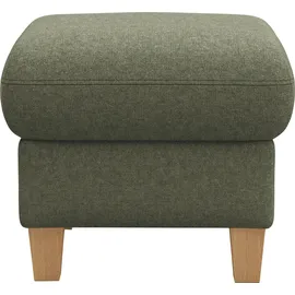 Home Affaire Polsterhocker Glendale mit Stauraum 58 x 48 x 58 cm Grün