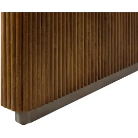 Massivmoebel24 BARCELONA 220 x 76 x 100 cm braun