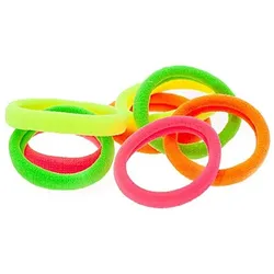 Haargummis "Neon", 8 Stück