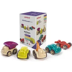 miniland ECO Minimobil Fahrzeug-Set, 5-tlg.