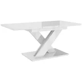 designimpex Esstisch Design PA-222 Tisch ausziehbar 140 - 180 cm Esszimmer weiß