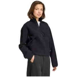 adidas City Tech High Pile Fleece Sweatshirt Schwarz S