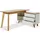 Jahnke Eckschreibtisch 60AU2 / Libre D 240E Holzoptik Braun Eiche