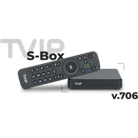 TVIP S-Box v.706 4K UHD Android 11 IP-Receiver (HDR, Dual-WiFi, LAN, Bluetooth, HDMI, USB, MicroSD)