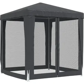 vidaXL Partezelt 3 x 6 m inkl. 6 Seitenteile Anthrazit