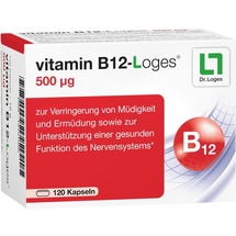 Dr. Loges Vitamin B12-loges 500 μg Kapseln 120 St.