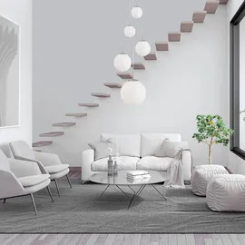 Steinhauer Bollique 5-flg. 60 cm rund / grau/weiß