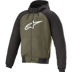 Alpinestars Chrome Sport, Kapuzenjacke - Schwarz/Hellgrün - S