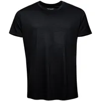 Kaipara - Merino Sportswear Rundhalsshirt URBAN Merino T-Shirt Herren Kurzarm Regular 200 (1-tlg) aus reiner Merinowolle Made in Germany schwarz S