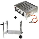 helo gmbh & co. kg Gasgrill Gestell 10 kW silber