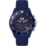 ICE-Watch ICE chrono Blue red - Blaue Herrenuhr mit Silikonarmband - Chrono - 020622 (Large)