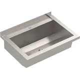 KWC AR Waschrinne, PLANOX, Edelstahl, W.-Mont., 600x210x442 mm, m. Arm-bank