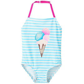 NAME IT Mädchen Nmfzecille Swimsuit Noos, Crystal Seas, 110-116