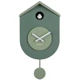 Karlsson Wanduhr Grato, Jadegrün, Kunststoff, 9x33x17.5 cm, Dekoration, Uhren, Wanduhren