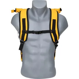 Elephant Gin Rucksack Freizeitrucksack Plane Time Bag COMP 25 L Roll-Top Geheimfach Brustgurt Laptoprucksack Bodenfach 12823 Bi C... - Gelb/Schwarz