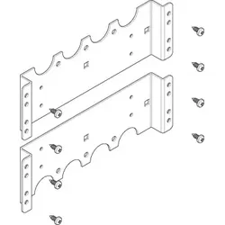 ABN FMT13150N5 Montagetraverse tief 1FB/3RE_LS_5 für Lastschalter, 400-630A, 3p (5 Stück)