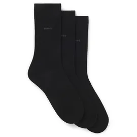 Boss Herren Socken, Modern, 001 Schwarz, 47-50